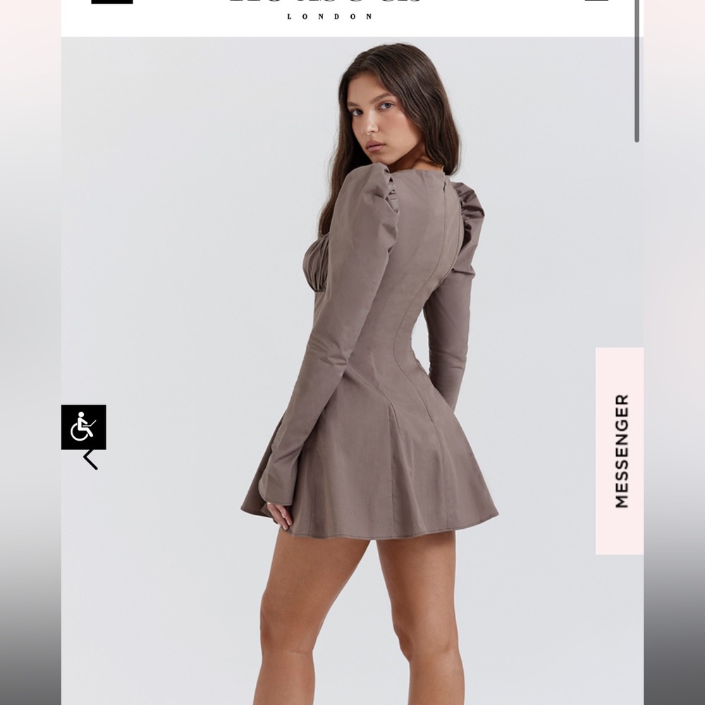 House of cb mocha mini dress - Picture 6 of 8